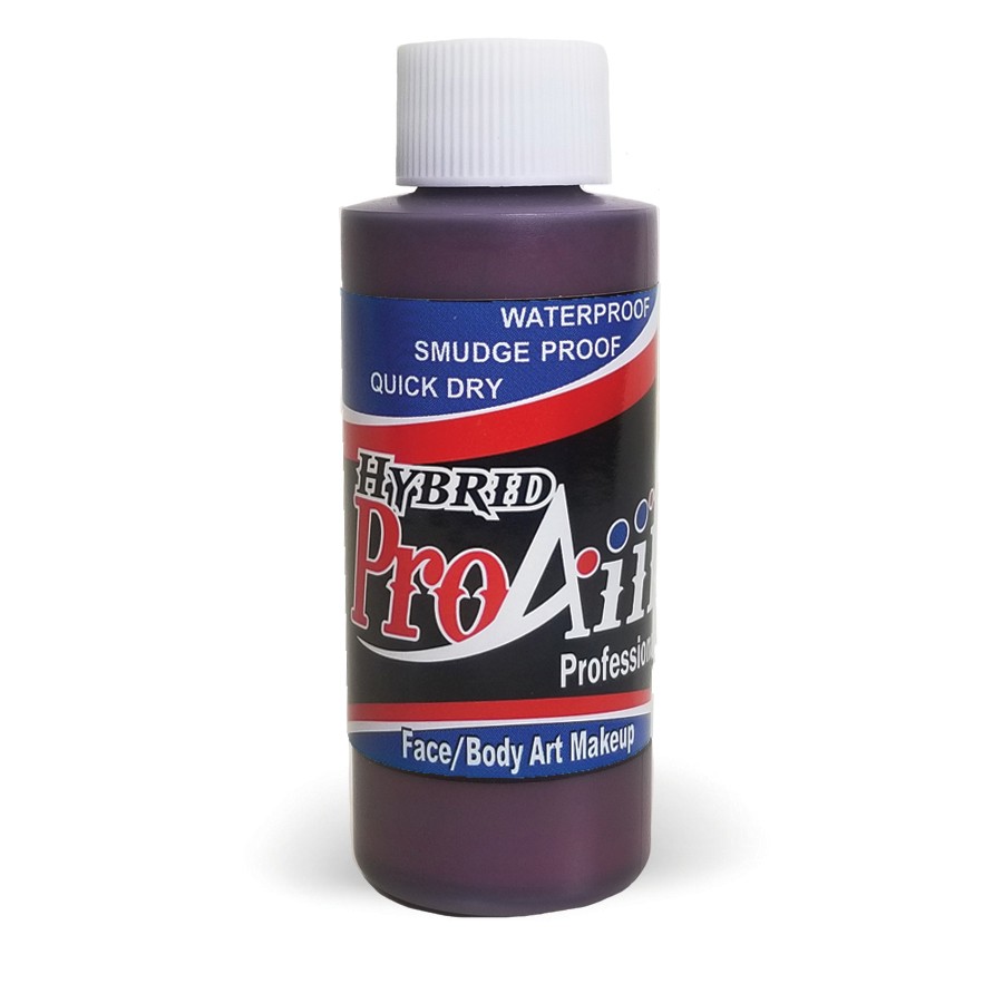 ProAiir Hybrid Road Rash 60ml fles met bloederige kleur, watervaste airbrush schmink voor SFX of theatermake-up, verkrijgbaar bij SchminkenGrime.nl
