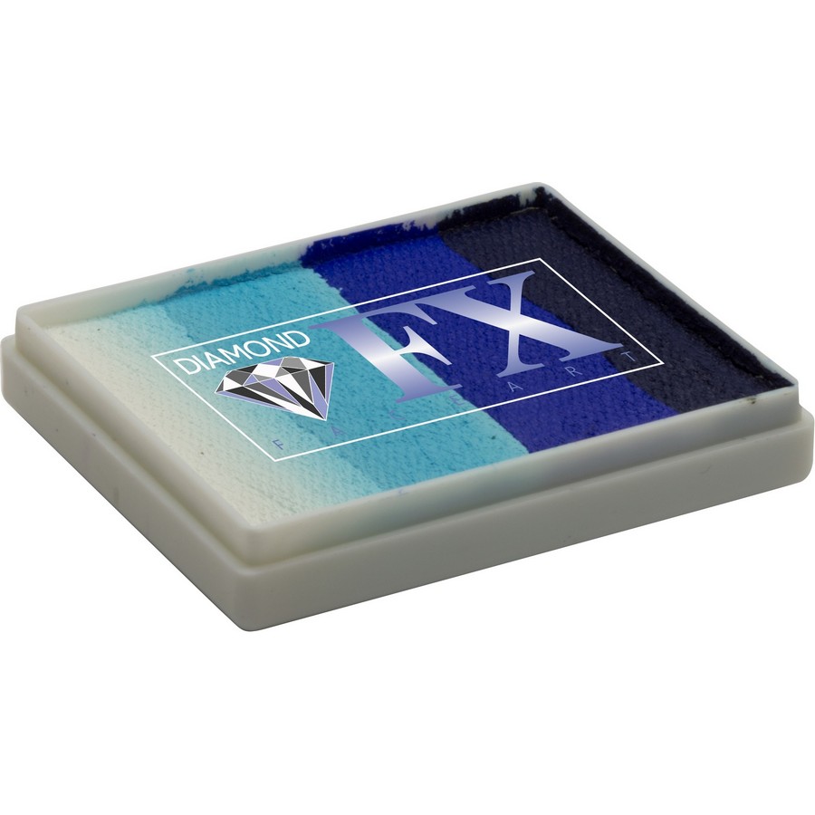 Diamond FX Splitcake Captain Obvious van 50 gram met felle kleuren voor opvallende schminkontwerpen, verkrijgbaar bij SchminkenGrime.nl