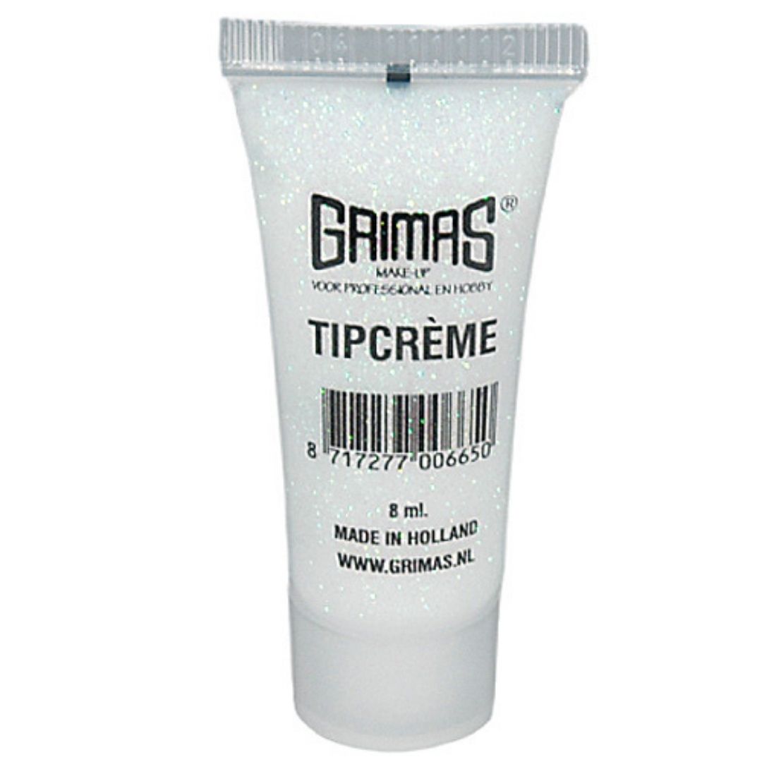 Grimas Tipcreme parelmoer groen 04 - intens groene parelmoer glittercrème, verkrijgbaar bij SchminkenGrime.nl.