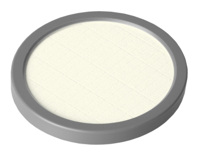 Grimas Cake Make-up 003 – Gebroken witte geperste poederfoundation met een matte finish, ideaal voor een natuurlijke look in theater en grime.