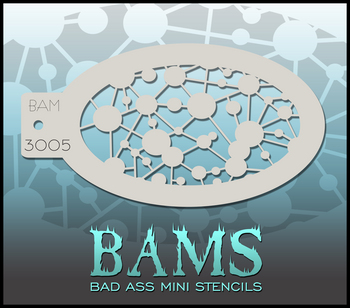 Bad Ass Mini Stencil 3005