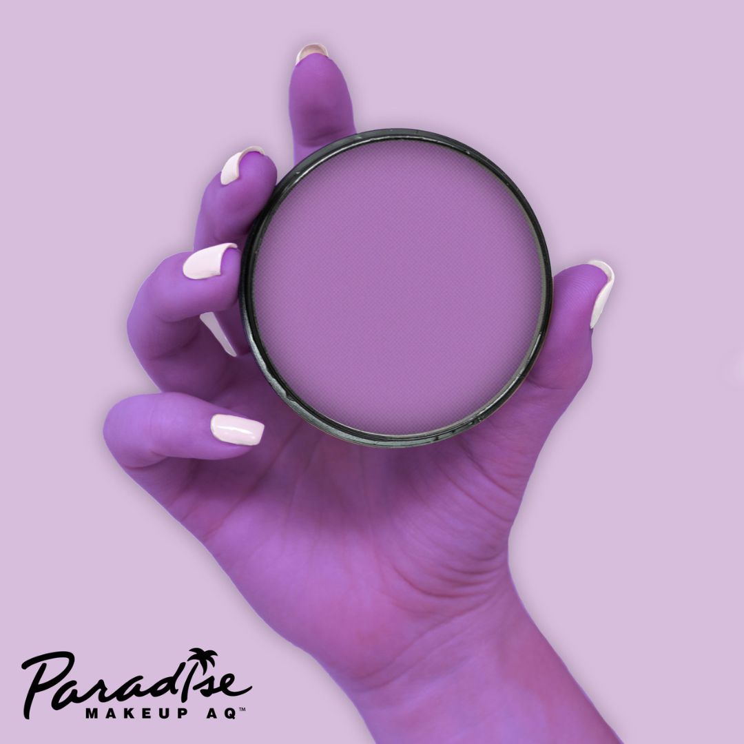 Mehron Paradise Mauve 40gr, paars-roze schmink op waterbasis, verkrijgbaar bij SchminkenGrime.nl Mehron Paradise Make-up in de kleur Mauve, een zachte paars-roze schmink op waterbasis van 40 gram, verkrijgbaar bij SchminkenGrime.nl