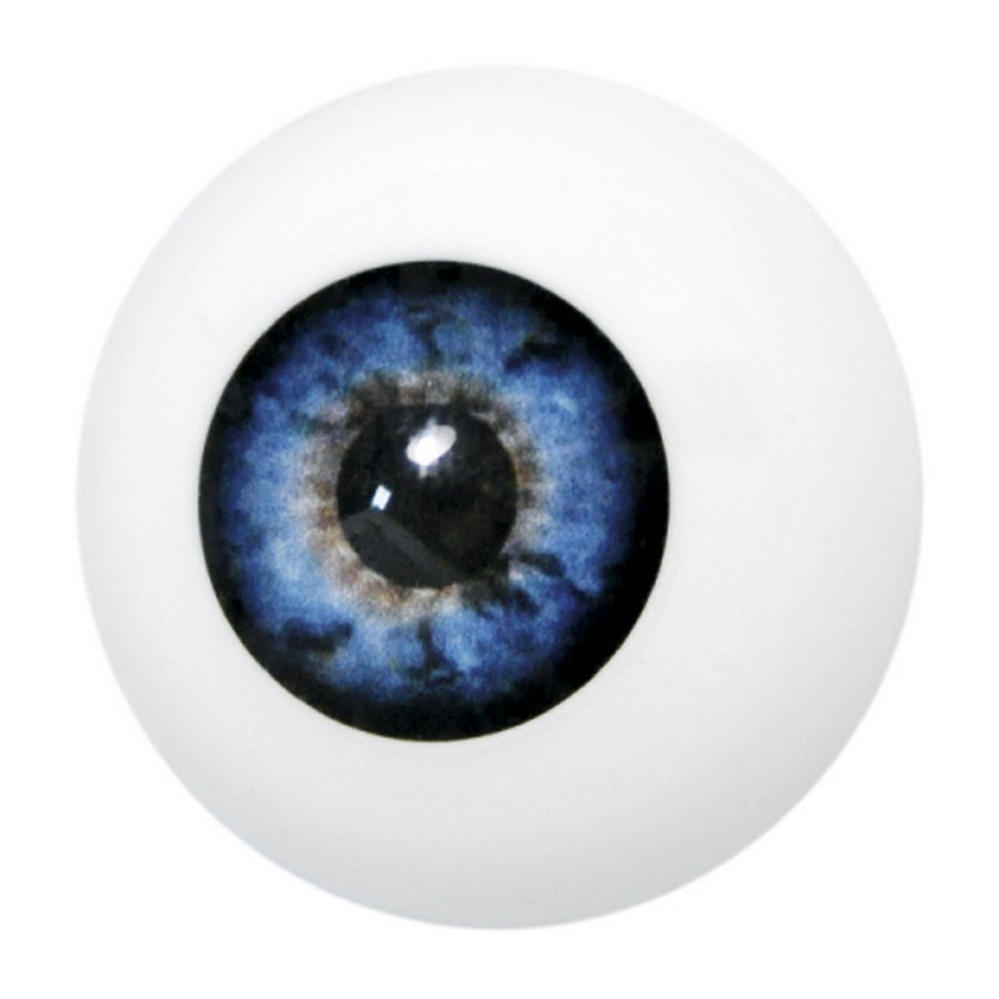 Blauw nepoog van Grimas met realistische iris, ideaal voor special effects make-up, horrorlooks of training met LOTUS, verkrijgbaar bij SchminkenGrime.nl