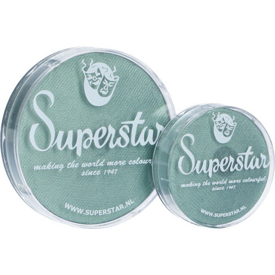 Superstar Schmink Seashell Shimmer 408, glanzende shimmer-waterschmink op waterbasis voor gezicht en lichaam verkrijgbaar bij SchminkenGrime.nl