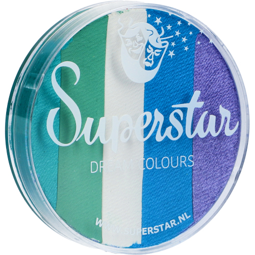 Superstar Dream Colours Mermaid kopen? Bestel snel bij SchminkenGrime.nl Superstar Dream Colours Mermaid schmink in verpakking – 45 gram