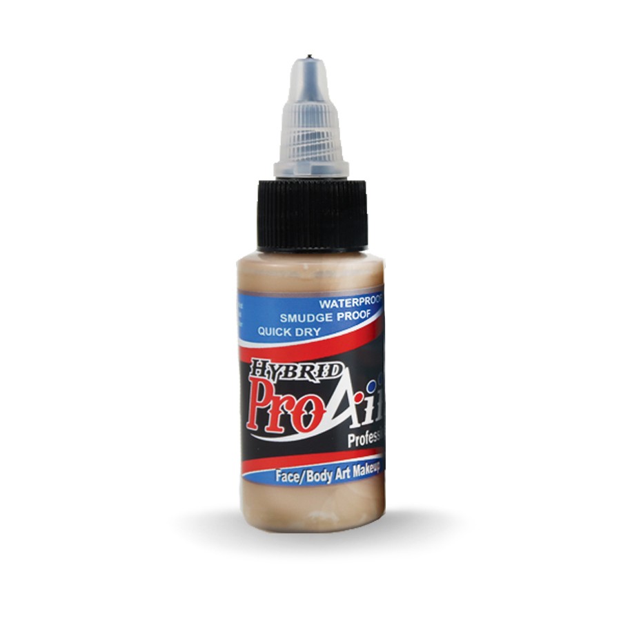 ProAiir Hybrid Skin Tone 05 30ml fles met lichte huidtint airbrush schmink op alcoholbasis, natuurlijk en dekkend, verkrijgbaar bij SchminkenGrime.nl