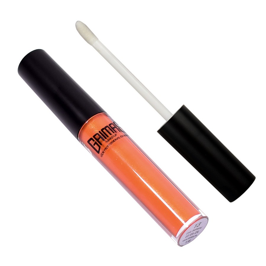 Grimas Lipgloss Orange Zest met frisse oranje shimmer, verkrijgbaar bij SchminkenGrime.nl