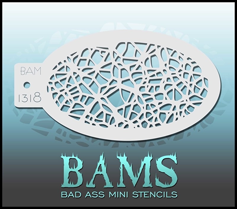Bad Ass Mini Stencil 1318