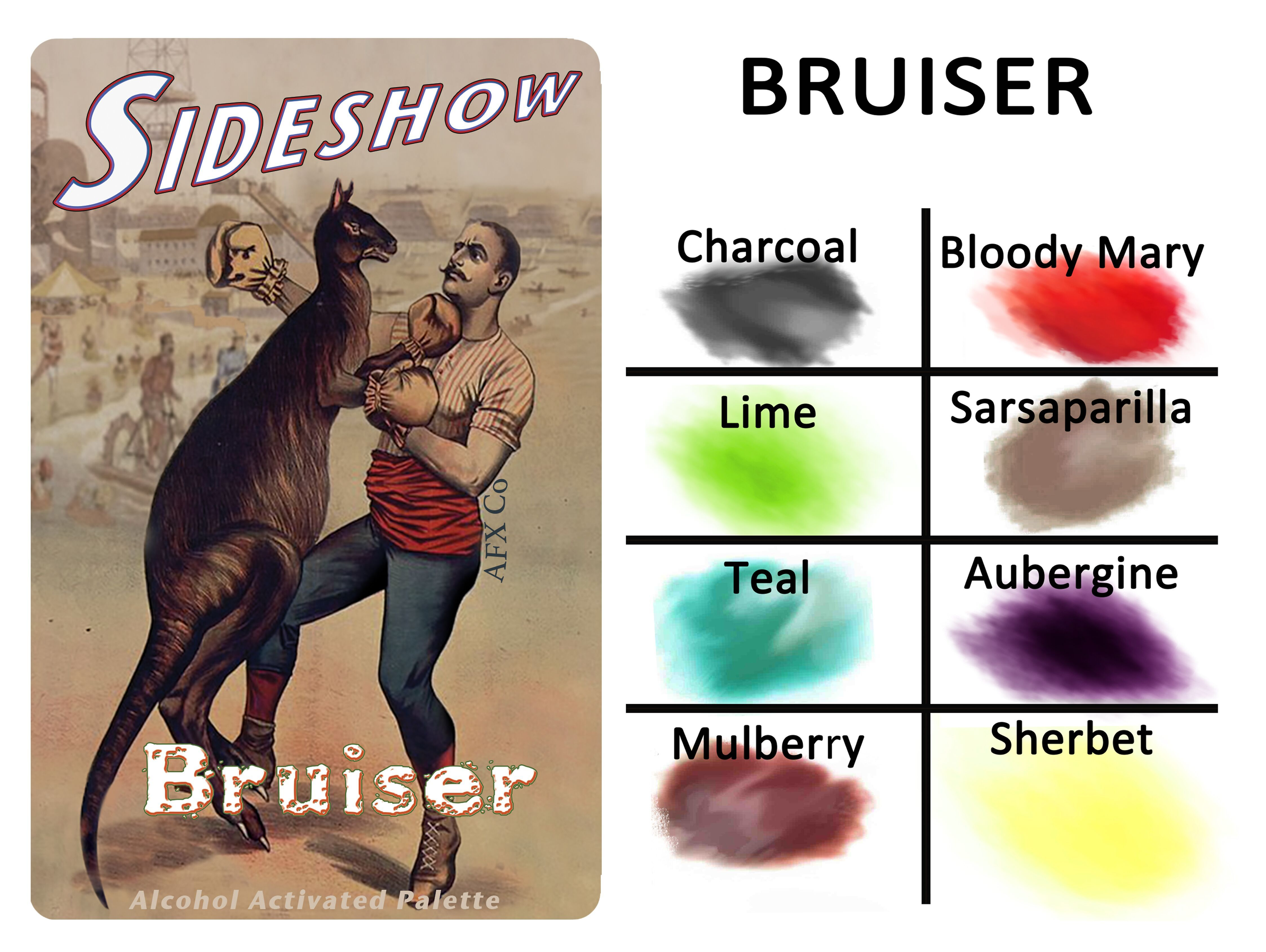 Sideshow Alcohol Activated Makeup Palette Bruiser
