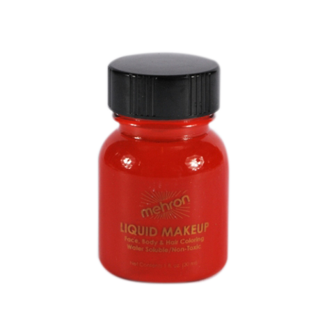 Mehron Liquid Makeup Red (30ml)