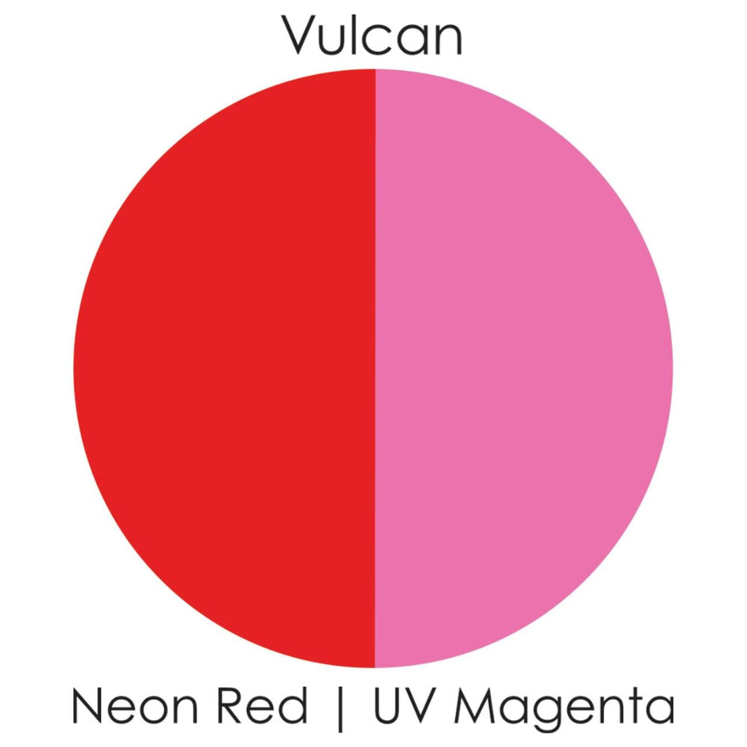 Mehron Paradise Makeup Neon UV Glow  Vulcan, Red (40 gram)