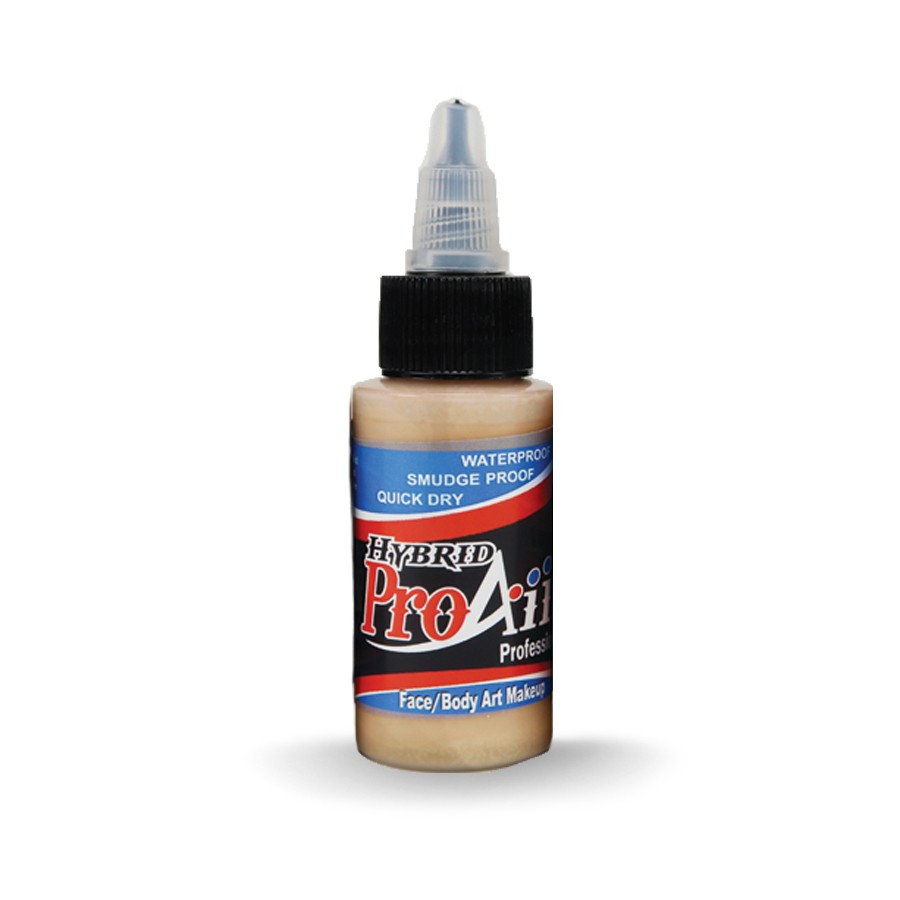 ProAiir Hybrid Skin Tone 10 30ml fles met zachte beige airbrush schmink, perfect als neutrale basis voor lichte huiden, verkrijgbaar bij SchminkenGrime.nl