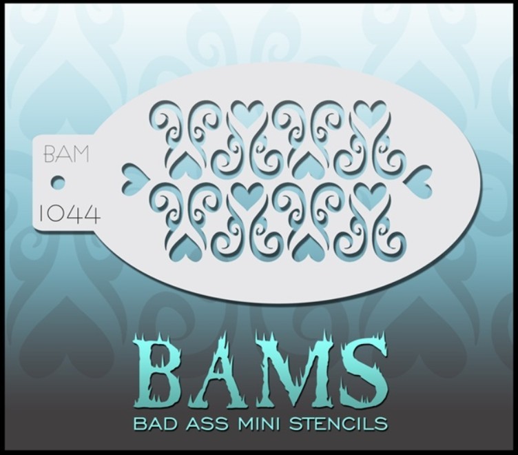 Bad Ass Mini Stencil 1044