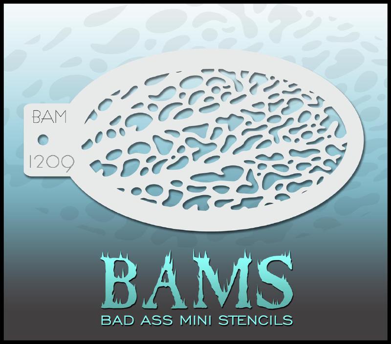 Bad Ass Mini Stencil 1209
