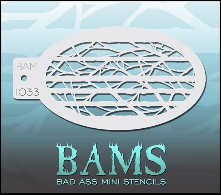 Bad Ass Mini Stencil 1033