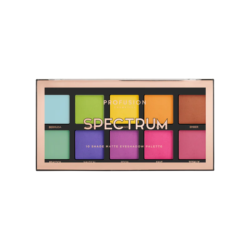 Profusion Oogschaduw Palet - Spectrum (10 Kleuren)