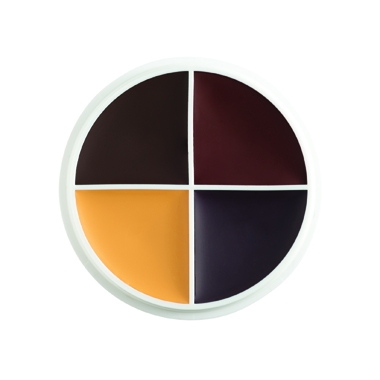 Ben Nye Old Character Wheel II (compact) met aanvullende kleuren voor verouderde looks, verkrijgbaar bij SchminkenGrime.nl