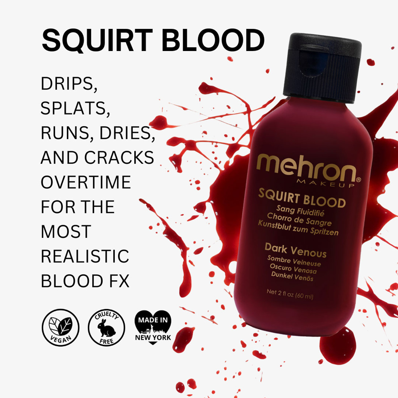 Mehron Squirt Blood Dark Venous (59 ml) Mehron Squirt Blood Dark Venous (59 ml)