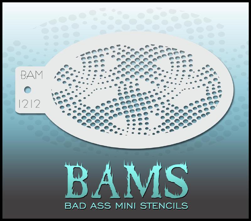Bad Ass Mini Stencil 1212