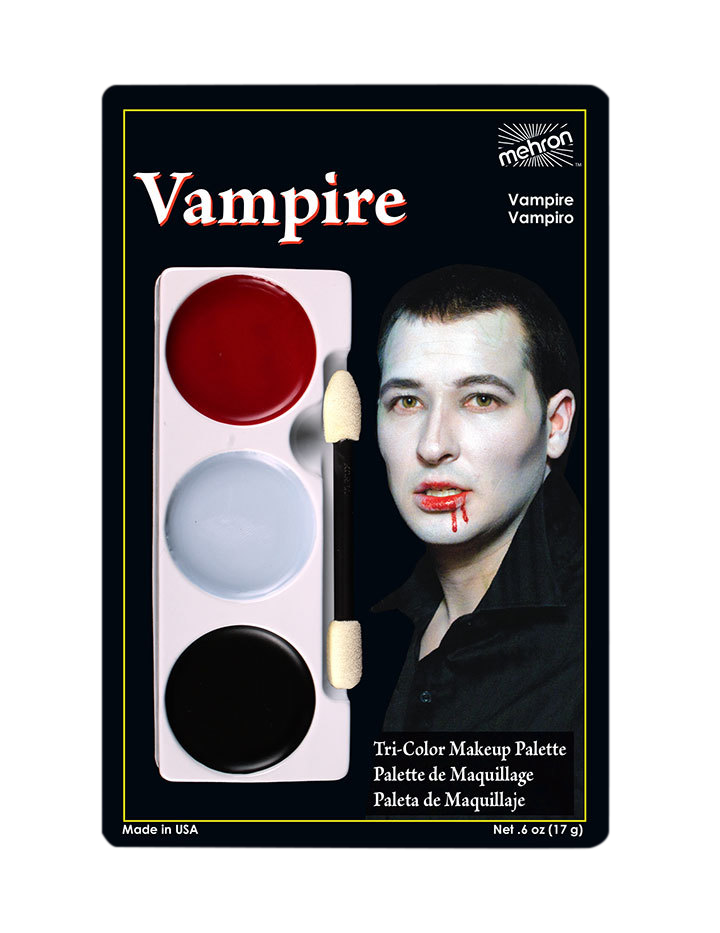 Mehron Tri-Color Palette Vampire