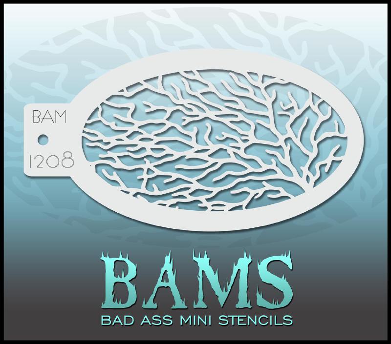 Bad Ass Mini Stencil 1208