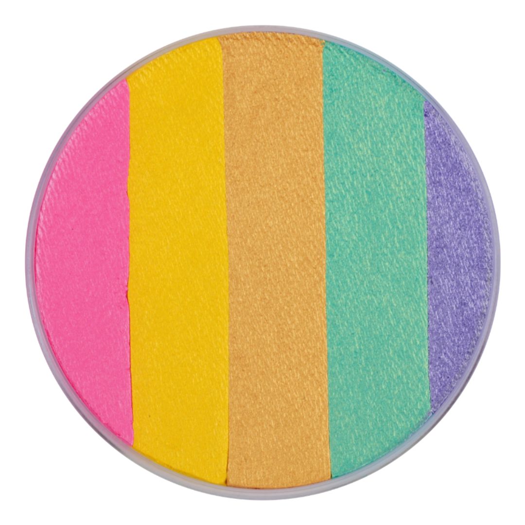 Superstar DreamColours Unicorn, 45 gram met zachte kleurencombinatie voor dromerige eenhoorn- en sprookjeslooks, verkrijgbaar bij SchminkenGrime.nl