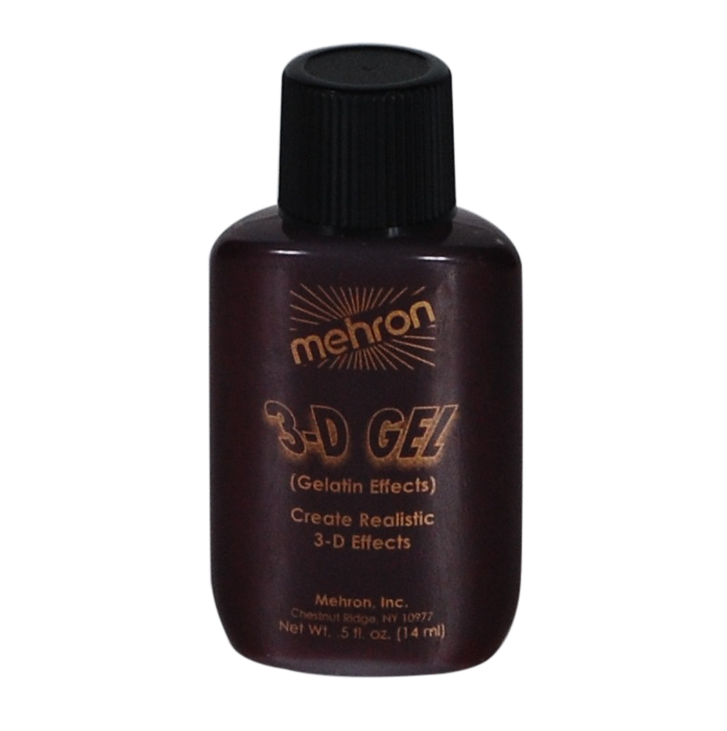 Mehron 3D Gel in Blood Red kleur, flesje van 14ml, perfect voor het cre