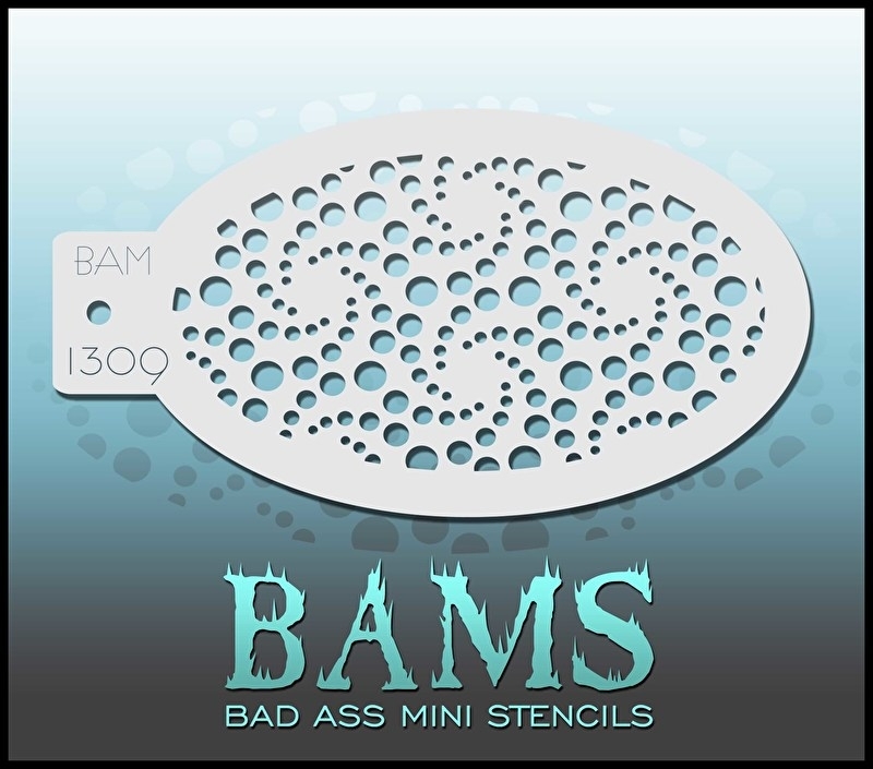 Bad Ass Mini Stencil 1309