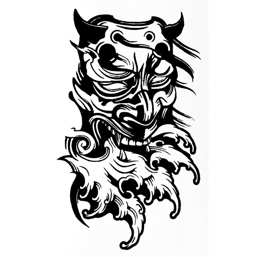 Quick Tattoo Sjabloon - Duivel