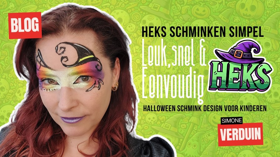 Halloween Heks Schminken Simpel