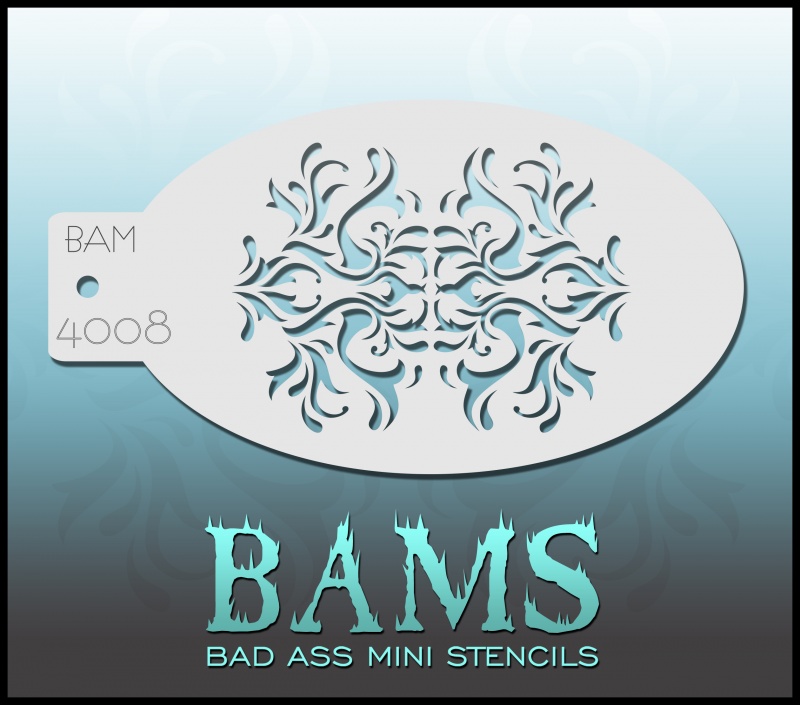 Bad Ass Mini Stencil 4008
