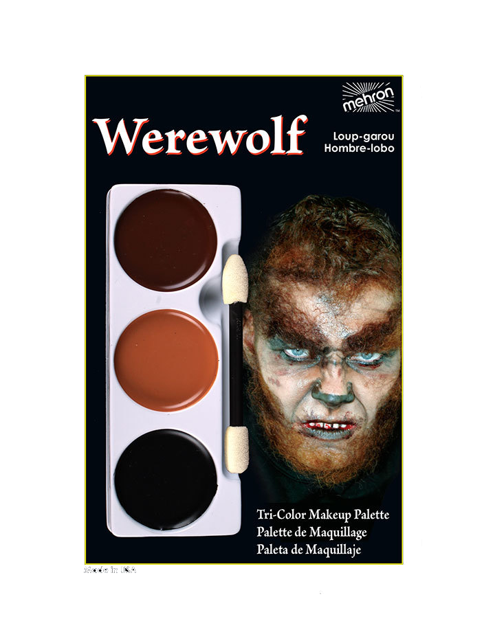 Mehron Tri-Color Palette Werewolf