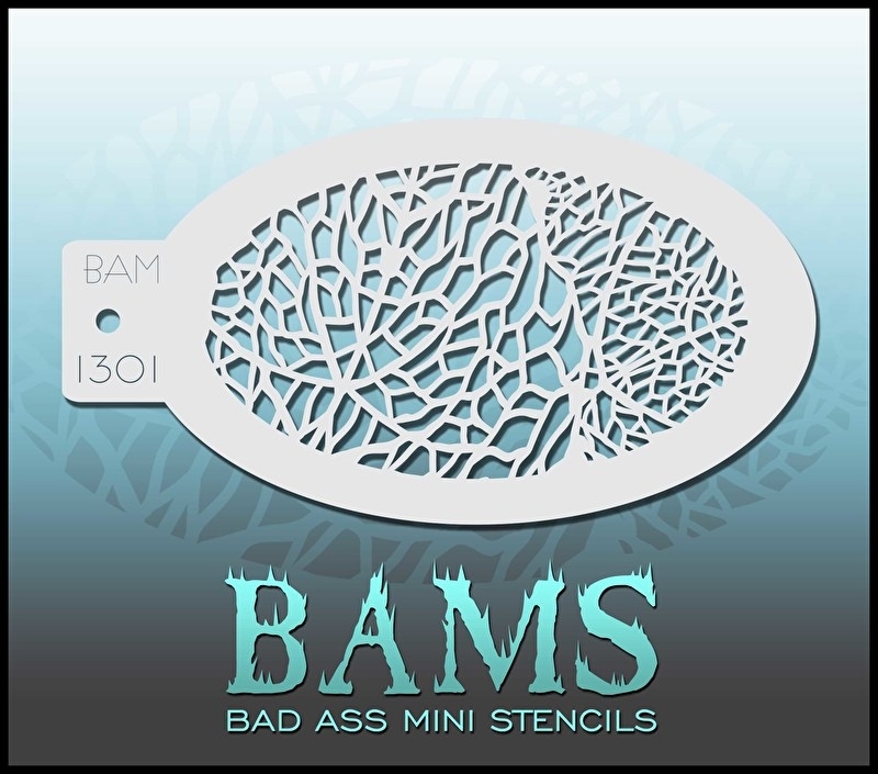 Bad Ass Mini Stencil 1301