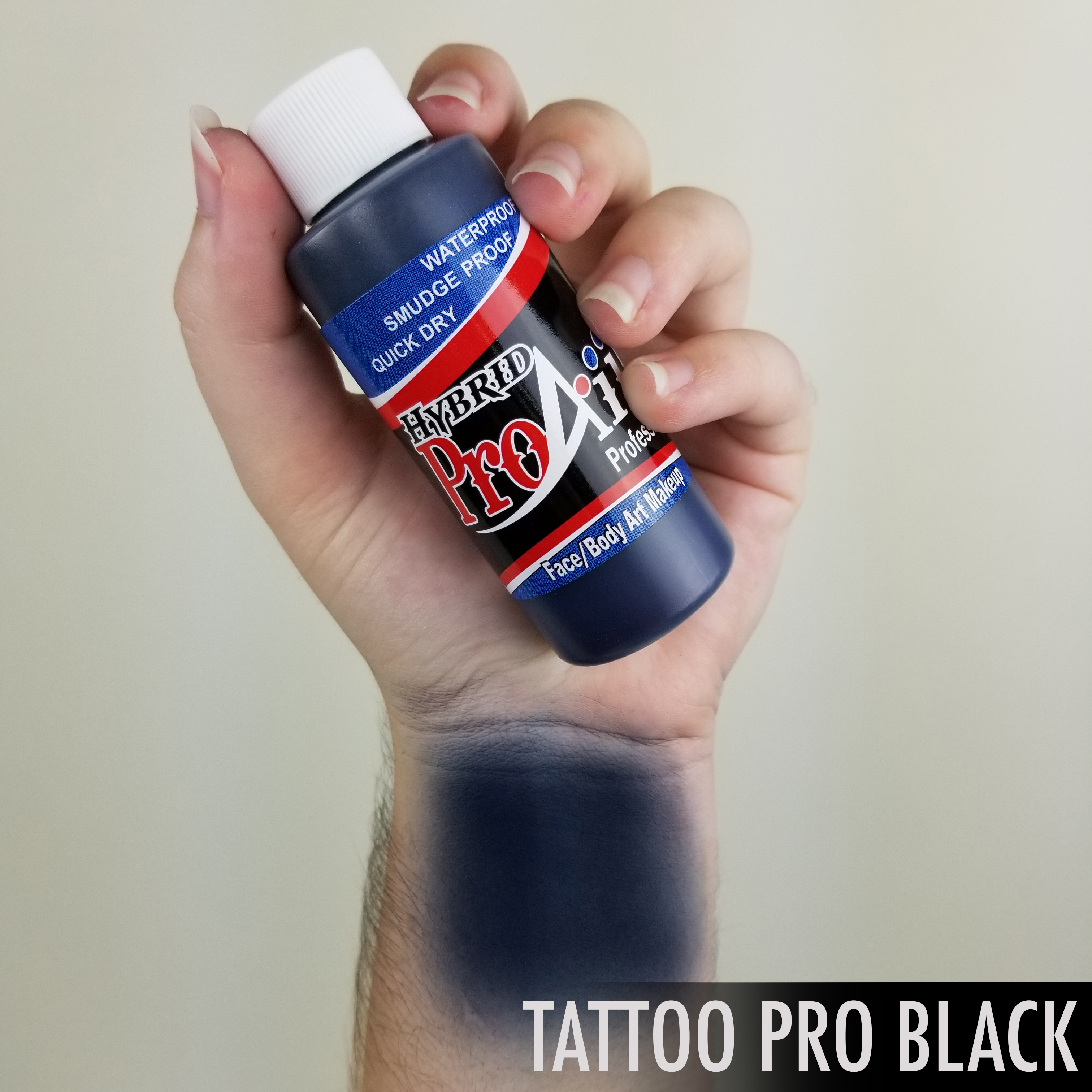 ProAiir Hybrid Tattoo Pro Black, 60ml (blauw/zwart)