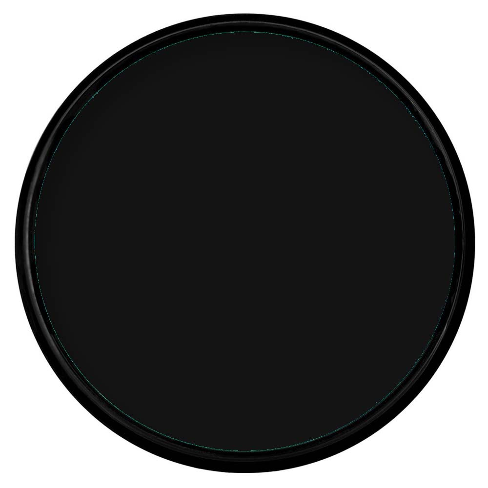Verpakking van Mehron Paradise Makeup Black 40 gram, professionele zwarte waterschmink in stevige doos, ideaal voor grime en facepaint, verkrijgbaar bij SchminkenGrime.nl