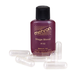 Mehron 6 Capsules With Stage Blood