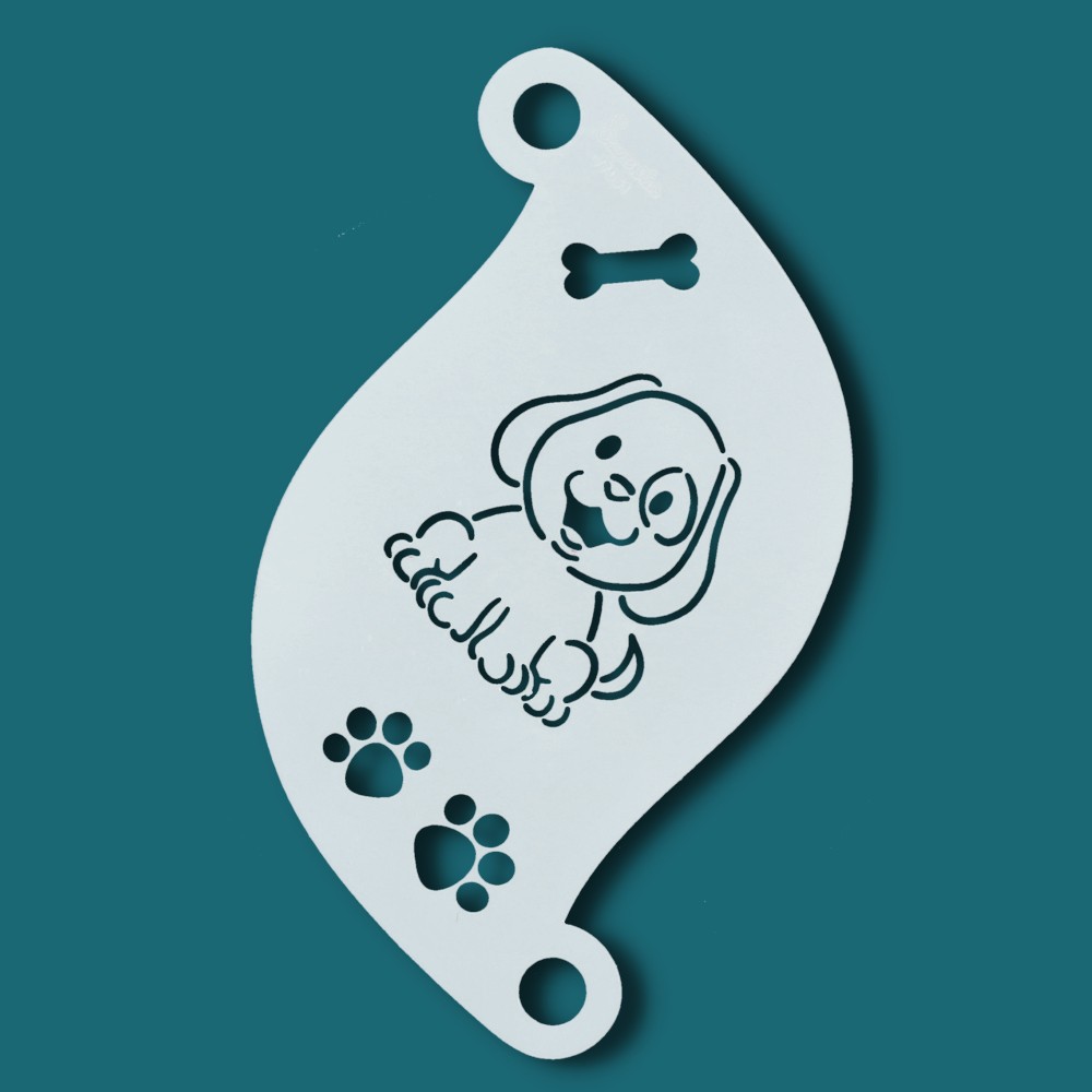 Superstar Schmink sjabloon Cute Dog (77051)