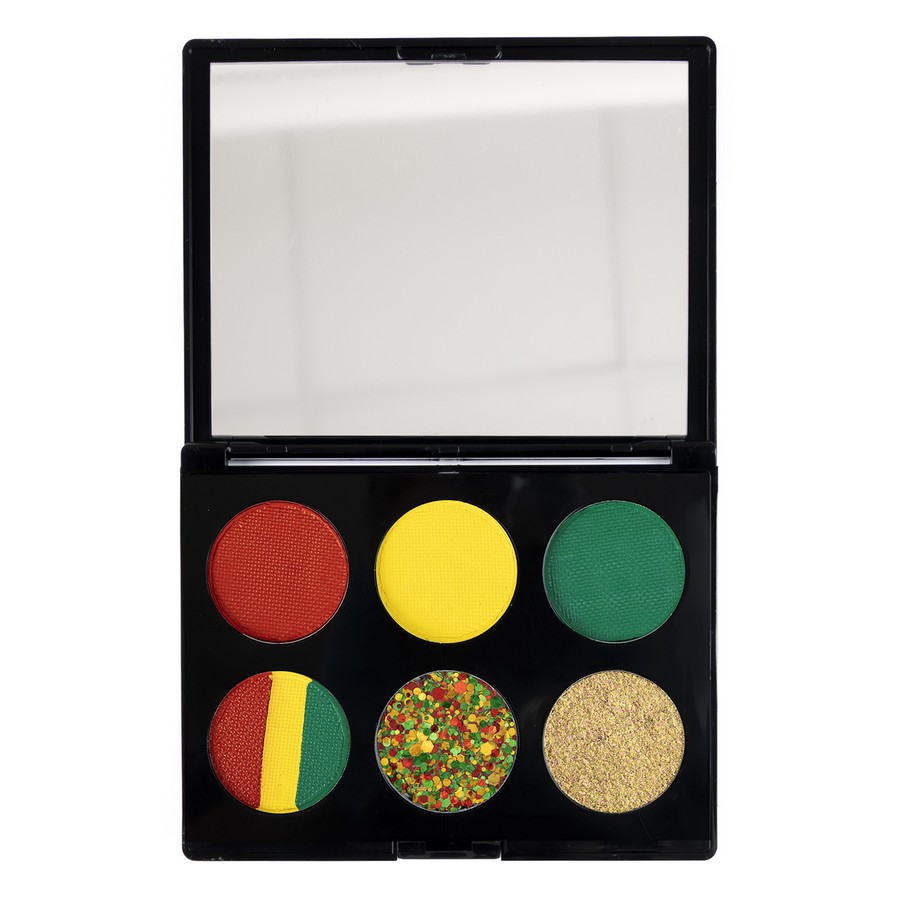PXP Vastelaovend schmink en glitter mix palette voor carnaval, verkrijgbaar bij SchminkenGrime.nl