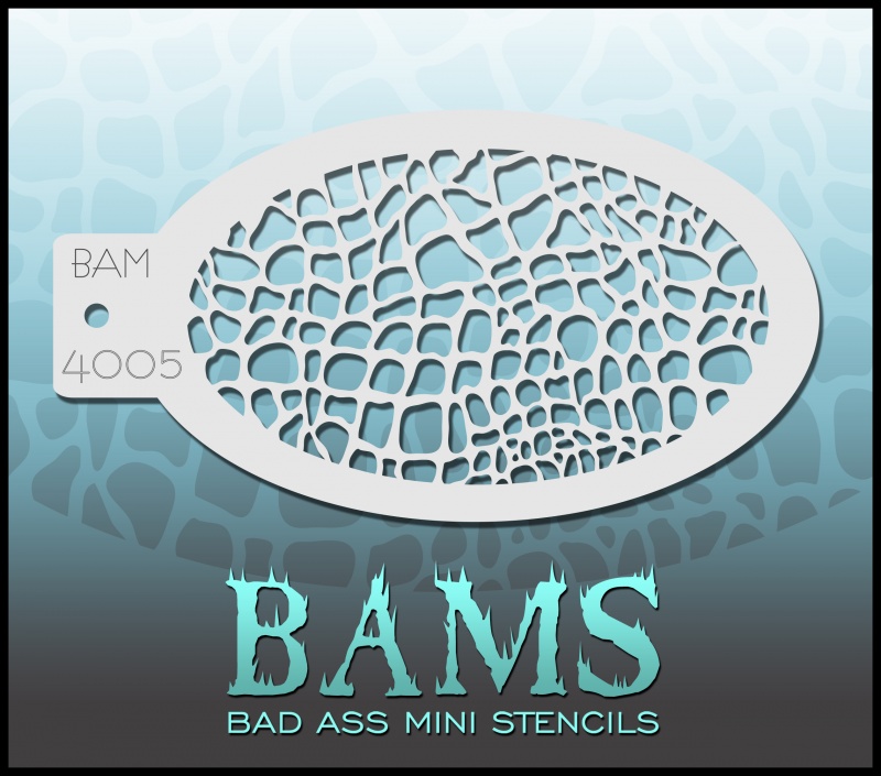 Bad Ass Mini Stencil 4005