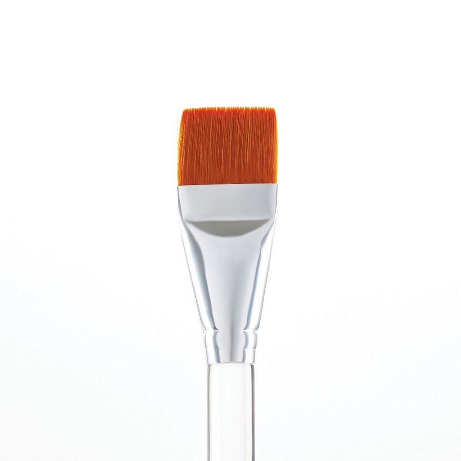 Mehron Paradise Prisma Penseel Square 1 Inch 842, hoogwaardig penseel uit de Mehron Paradise serie (ontworpen door make-up artist Jinny), voor grotere vlakken en bodypaint bij het schminken verkrijgbaar bij SchminkenGrime.nl