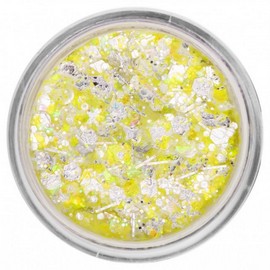 PXP Chunky Glitter Cream Neon Yellow Candy, 10ml
