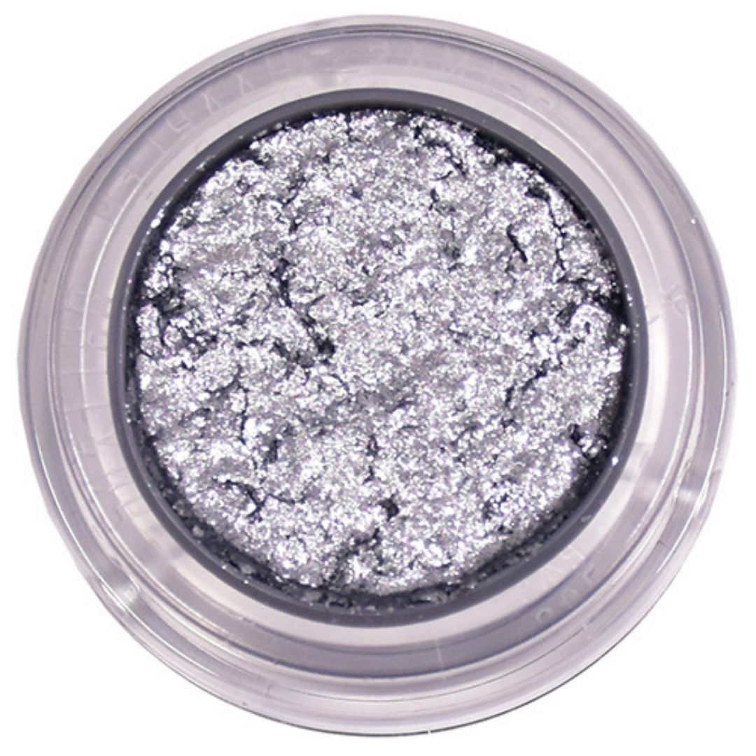 Grimas Pressed Cosmetic Glitter Sparkling Silver 4 gram, perfect voor schitterende make-up looks.