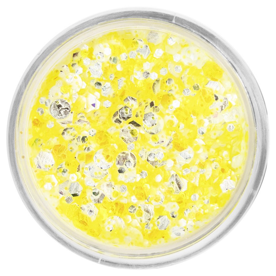 PXP Chunky Glitter Cream Neon Yellow Candy, 10ml