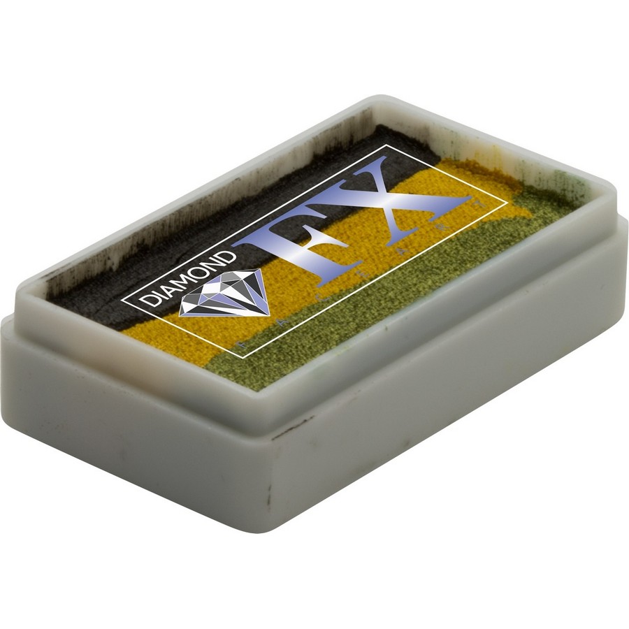 Splitcake schmink Galactic Wars van Diamond FX met kosmische kleuren voor epische en buitenaardse ontwerpen, verkrijgbaar bij SchminkenGrime.nl