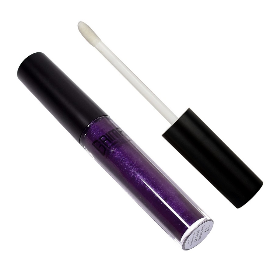 Grimas Lipgloss Purple Reign met diepe paarse glans, verkrijgbaar bij SchminkenGrime.nl