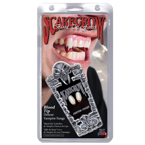 Scarecrow Blood Tip Deluxe Vampire Fangs | Vampiertanden