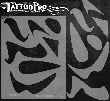 Wiser's Airbrush TattooPro Stencil - Free Style