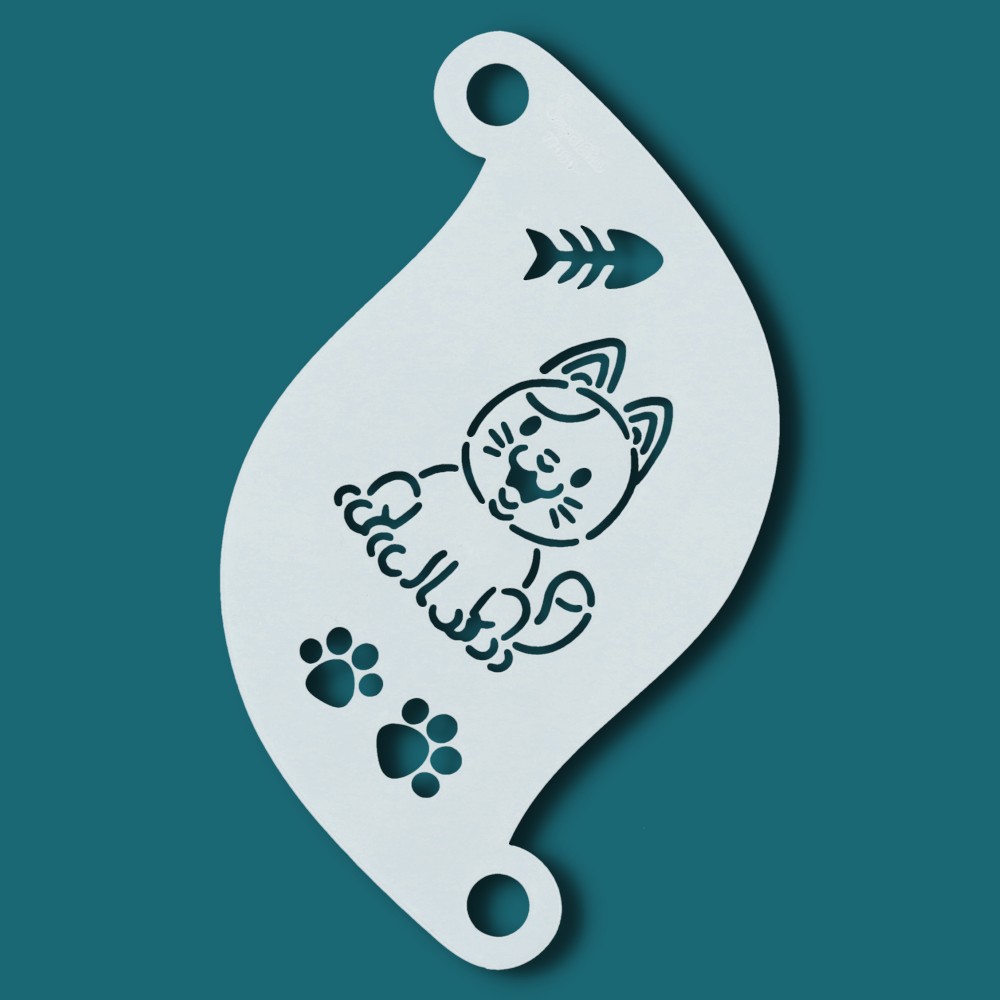 Superstar Schmink sjabloon Cute Cat (77050)