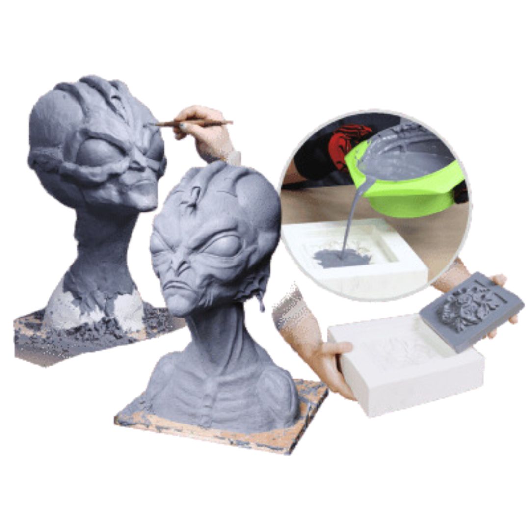 Creatie met Chavant Alien Clay, klei voor gedetailleerde SFX prosthetics, verkrijgbaar bij SchminkenGrime.nl Een handgemaakte SFX-creatie geboetseerd met Chavant Alien Clay, laat zien hoe gedetailleerd en strak deze klei verwerkt, verkrijgbaar bij SchminkenGrime.nl